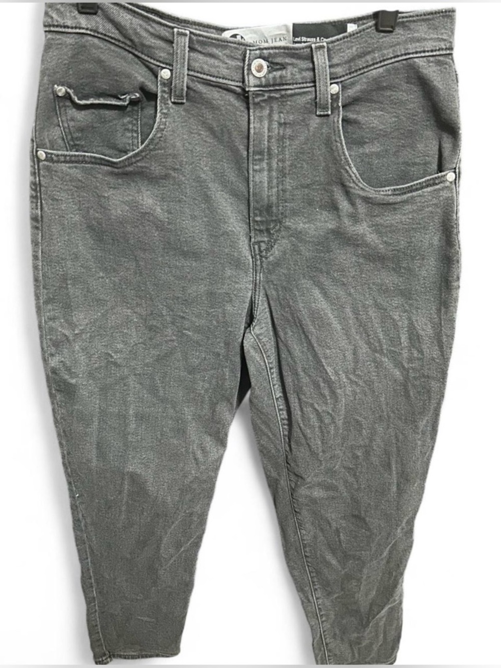 Levi's SilverTab Faded Black Mom Jeans